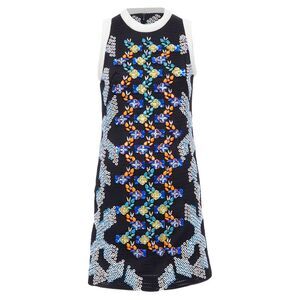 Peter Pilotto Bead Embellished Mesh Mini Dress